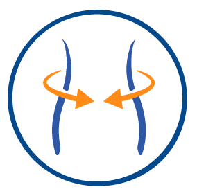 Slimming and toning icon